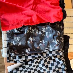 Boys Swim Trunks Old Navy and Cat & Jack 3 pairs